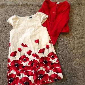 Janie and Jack dress and sweater set